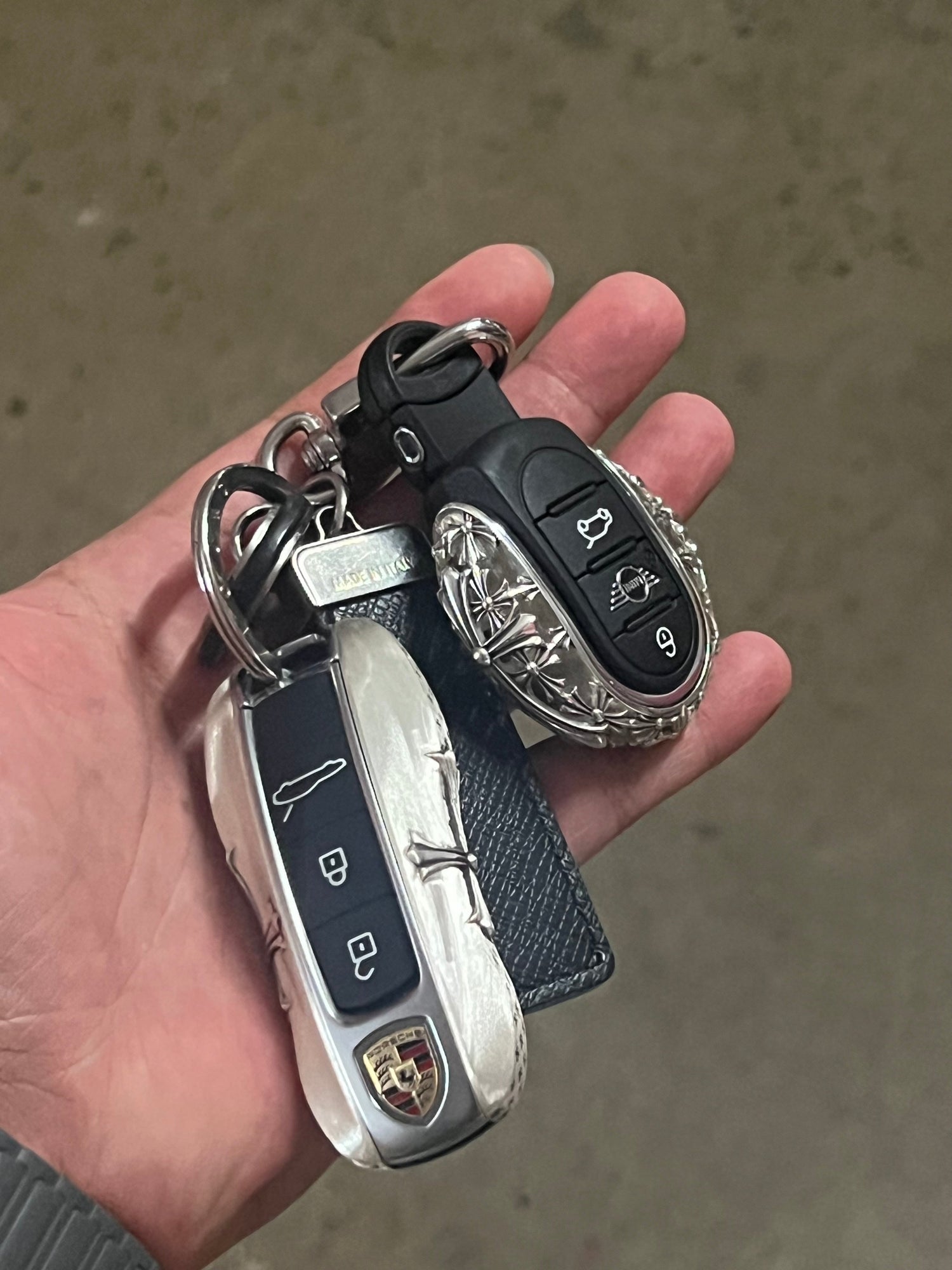 Porsche Custom Key Shell – Handcrafted in Solid 925 Silver | Sprayer Studio Gallery