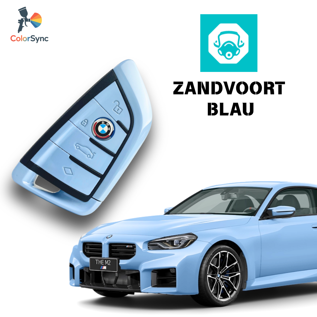 【ColorSync】BMW Original Color Code Custom Key Fob Shell | 50th Anniversary Edition Sprayer Studio