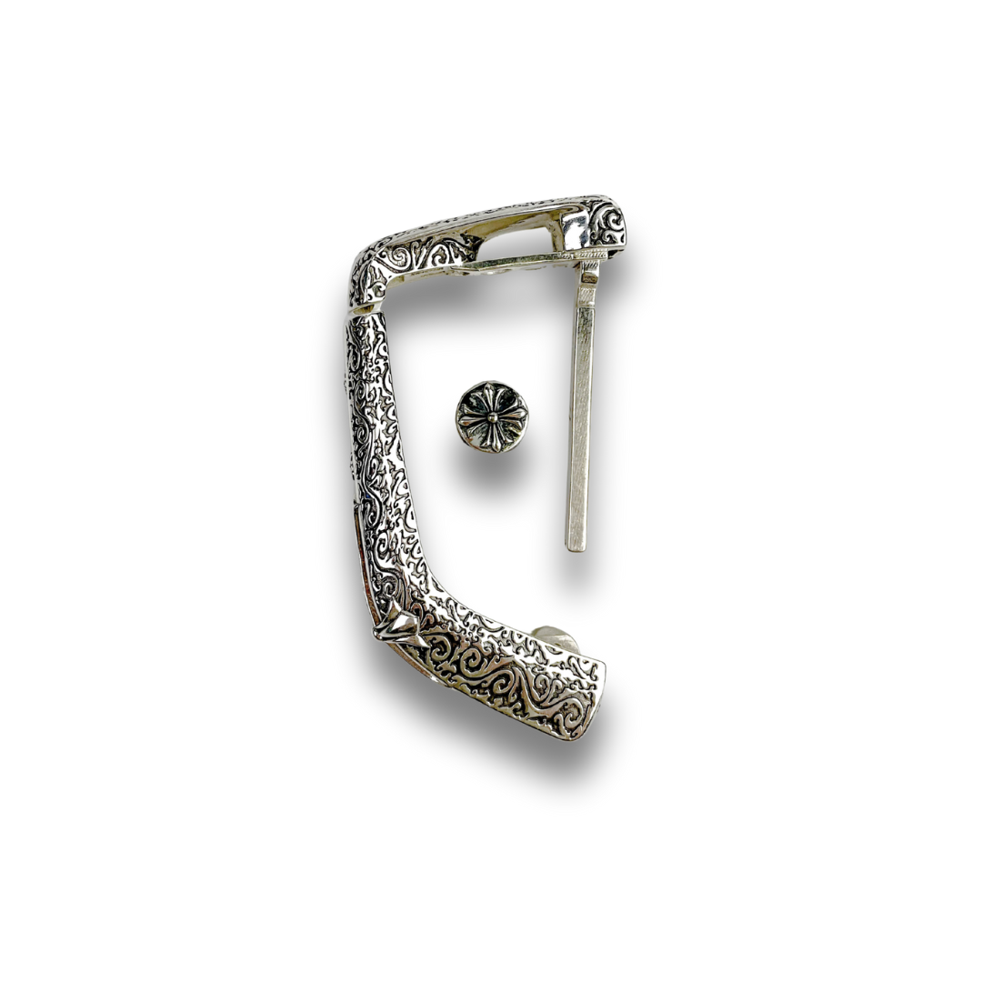 Custom 925 Sterling Silver BMW Key Shell – Full Replacement with Handcrafted Chrome Hearts Style Sprayer Studio