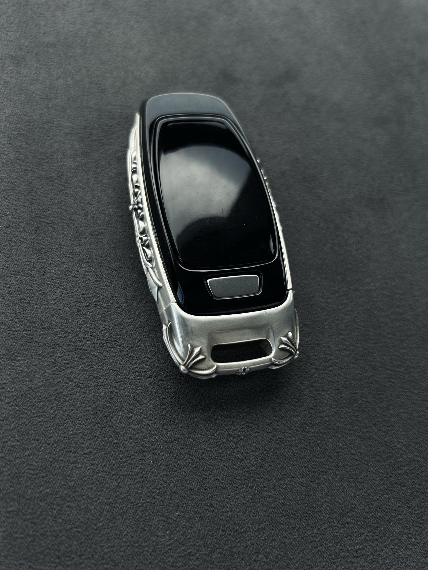 Custom 925 Sterling Silver Audi Key Shell – Full Replacement, Hand-Engraved Sprayer Studio