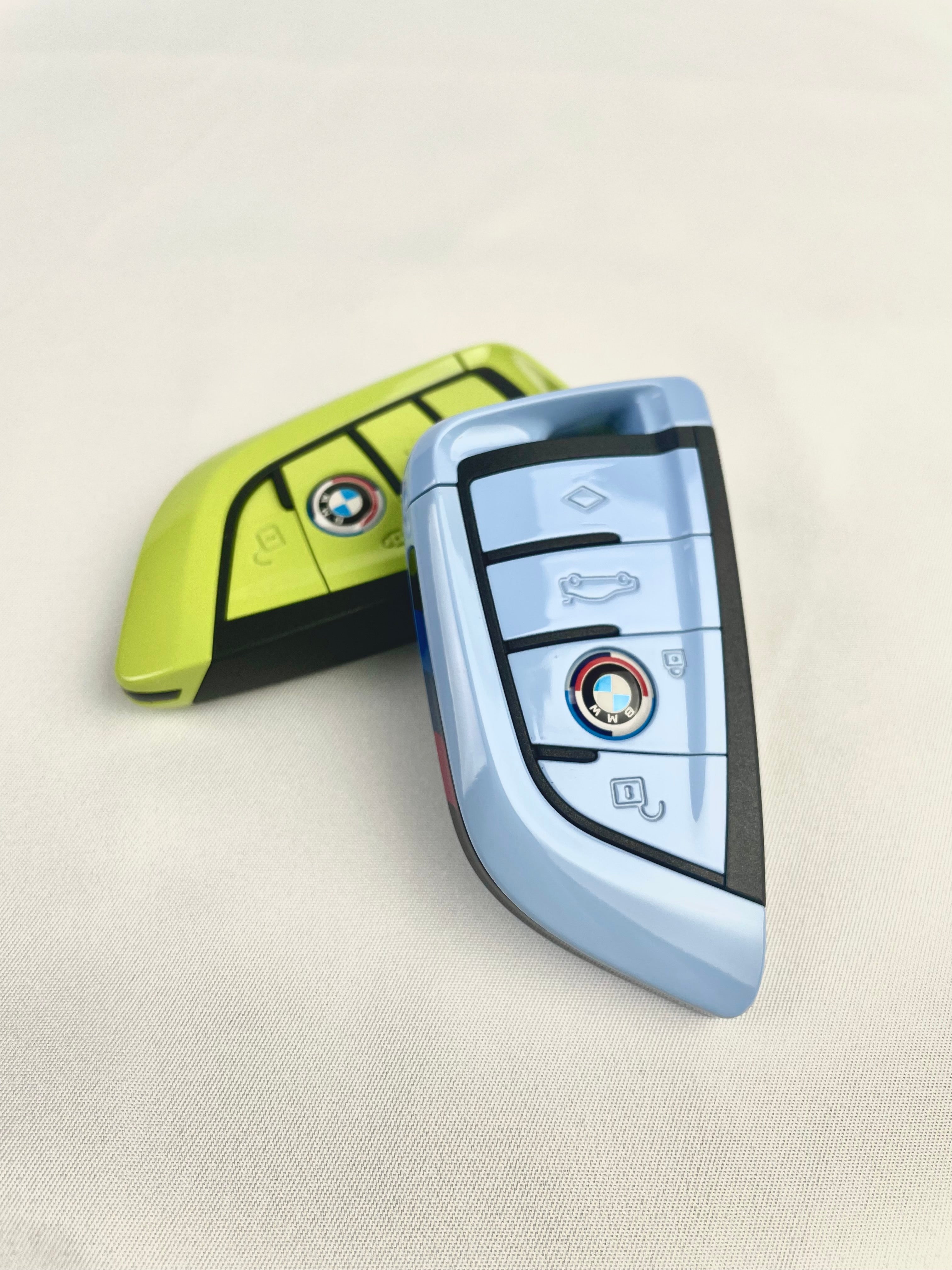 【ColorSync】BMW Original Color Code Custom Key Fob Shell | 50th Anniversary Edition Sprayer Studio