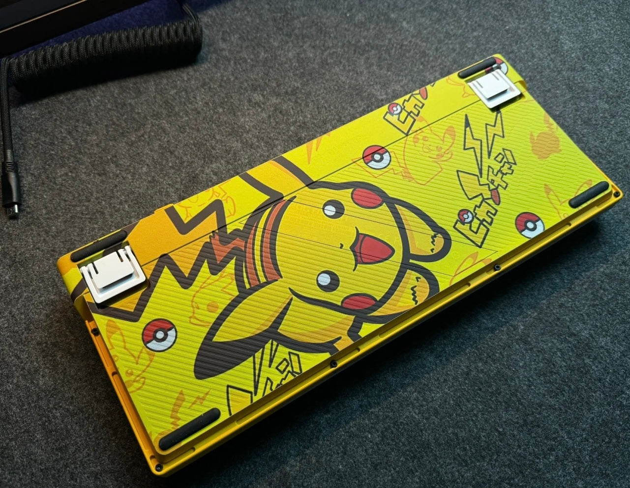 Who would refuse such a birthday present?  ROG Azoth Pikachu-style coating,