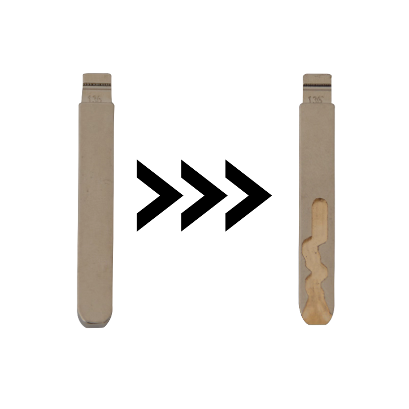 Key Blade Cutting Service for ColorSync Custom BMW Key Fob Shells Sprayer Studio