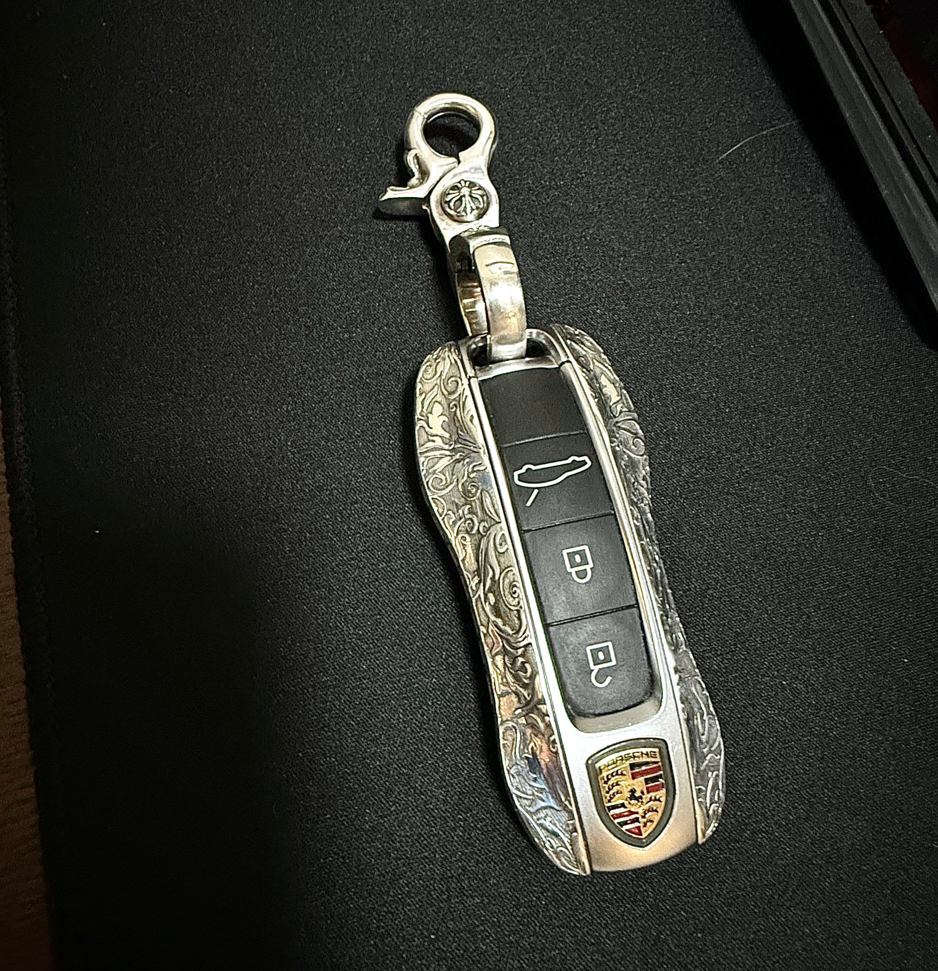 925 Sterling Silver Chrome Hearts Style Porsche Key – Where Luxury Meets Attitude Sprayer Studio