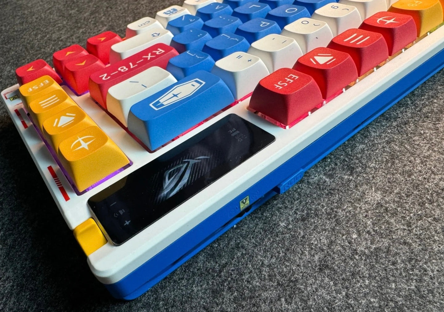 Keyboard theme pattern color modification