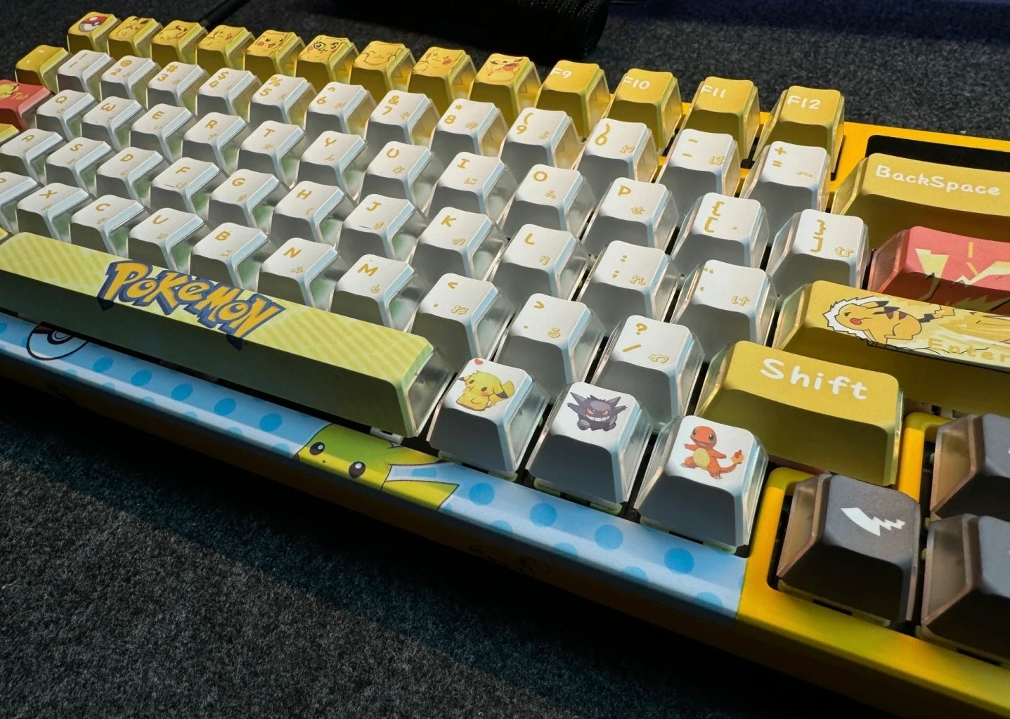 Keyboard theme pattern color modification